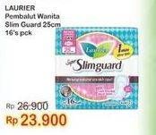 Promo Harga Laurier Super Slimguard Day 25cm 16 pcs - Indomaret