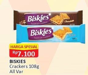 Promo Harga MUNCHYS Biskies Crispy Crackers All Variants 108 gr - Alfamart