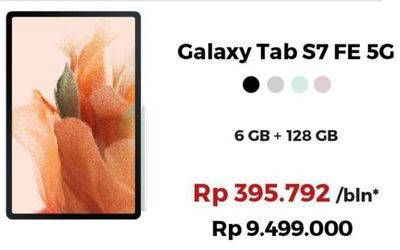Promo Harga SAMSUNG Galaxy Tab S7 FE 5G  - Erafone