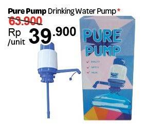 Promo Harga PURE PUMP Drinking Water Pump  - Carrefour