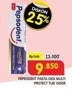 Promo Harga PEPSODENT Pasta Gigi Complete 8 Actions 150 gr - Superindo