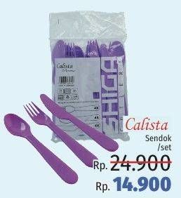 Promo Harga CALISTA Cutlery Set  - LotteMart