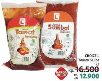 Promo Harga Saus Cabai/Tomat 1kg  - LotteMart