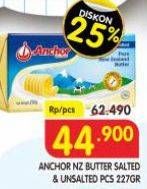 Promo Harga Anchor Butter Unsalted, Salted 227 gr - Superindo