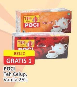 Promo Harga Cap Poci Teh Celup Vanila 25 pcs - Alfamart