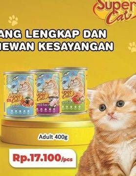 Promo Harga Super Cat Makanan Kucing 400 gr - Hari Hari