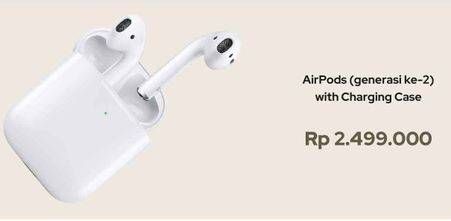 Promo Harga Apple AirPods With Charging Case  - iBox