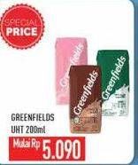 Promo Harga GREENFIELDS UHT All Variants 200 ml - Hypermart
