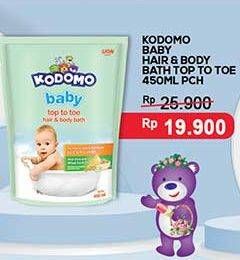 Promo Harga Kodomo Baby Top To Toe Wash 450 ml - Indomaret