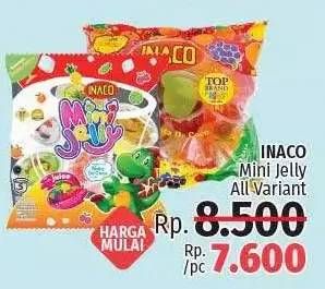 Promo Harga INACO Mini Jelly All Variants  - LotteMart