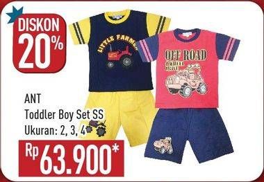 Promo Harga ANT Toddler Boy Set  - Hypermart