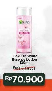 Promo Harga GARNIER Sakura White Essence 120 ml - Alfamart