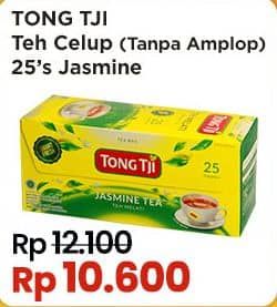 Promo Harga Tong Tji Teh Celup Jasmine Tanpa Amplop per 25 pcs 2 gr - Indomaret