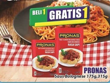 Promo Harga Pronas Saus Spaghetti Bolognaise 175 gr - Hari Hari