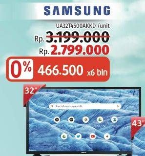 Promo Harga SAMSUNG UA32T4500 | Smart TV 32"  - LotteMart