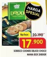 Promo Harga Choco Mania Choco Mania Delicio Classic Cookies 240 gr - Superindo