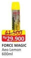 Promo Harga Force Magic Insektisida Spray Lemon 600 ml - Alfamart