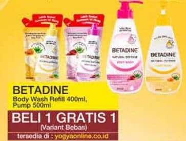 Promo Harga BETADINE Body Wash  - Yogya