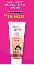 Promo Harga GLOW & LOVELY (FAIR & LOVELY) BB Cream 15 gr - Indomaret