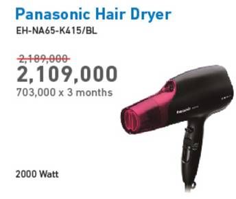 Promo Harga PANASONIC EH-NA65-K415 Hair Dryer  - Electronic City