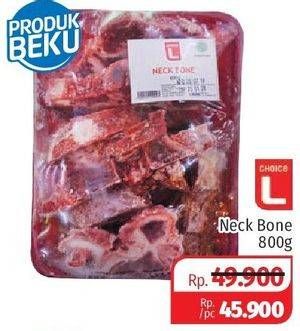 Promo Harga CHOICE L Neck Bone 800 gr - Lotte Grosir