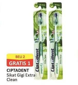 Promo Harga CIPTADENT Sikat Gigi Extra Clean  - Alfamart