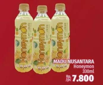 Promo Harga HONEYMON Honey Lemon Drink 330 ml - LotteMart