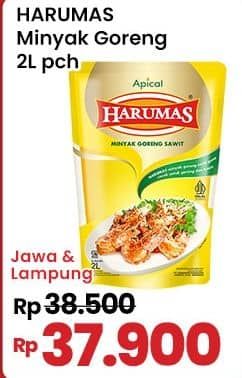 Promo Harga Harumas Minyak Goreng 2000 ml - Indomaret