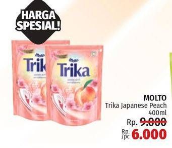 Promo Harga MOLTO Trika Japanese Peach 400 ml - LotteMart