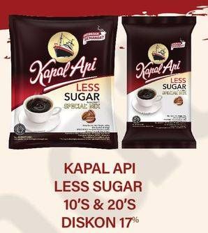 Promo Harga KAPAL API Less Sugar  - Hypermart