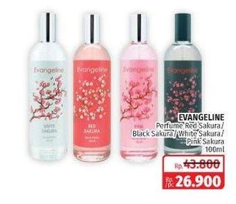 Promo Harga EVANGELINE Musk Eau De Parfum Red, Black, White, Pink 100 ml - Lotte Grosir