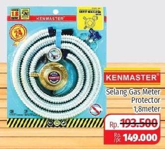 Promo Harga KENMASTER Selang Gas Paket + Protector 1.8M 1 pcs - Lotte Grosir