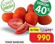 Promo Harga Tomat Bandung per 100 gr - Superindo