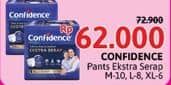 Promo Harga Confidence Adult Pants Slim & Fit Extra Absorb L8, M10, XL6 6 pcs - Alfamidi