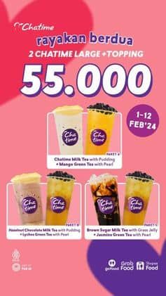 Promo Harga Rayakan Berdua  - Chatime