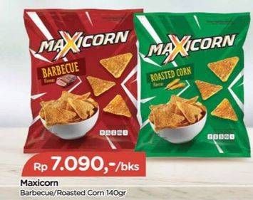 Promo Harga MAXICORN Snack Roasted Corn, Barbecue 150 gr - TIP TOP