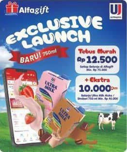 Promo Harga Ultra Milk Susu UHT 750 ml - Alfamidi