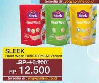 Promo Harga SLEEK Hand Wash Antibacterial All Variants 400 ml - Yogya