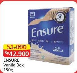 Promo Harga Ensure Nutrition Powder FOS Vanila 150 gr - Alfamart