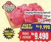 Promo Harga Daging Rendang Sapi Spesial per 100 gr - Hypermart