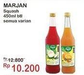 Promo Harga Marjan Syrup Squash All Variants 450 ml - Indomaret