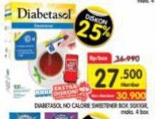Promo Harga Diabetasol Sweetener per 50 sachet 1 gr - Superindo