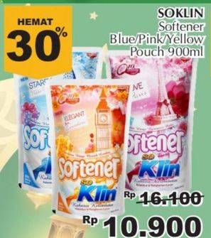 Promo Harga SO KLIN Softener Blue, Pink, Yellow 900 ml - Giant