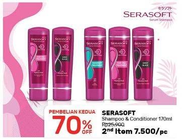 Promo Harga SERASOFT Shampoo / Conditioner 170 ml - Guardian