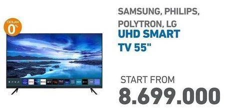 Promo Harga Samsung/Philips/Polytron/LH UHD Smart TV  55 Inci   - Electronic City
