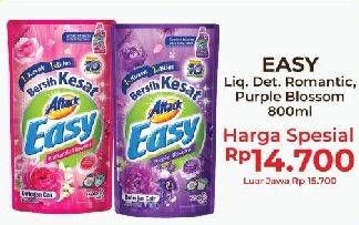Promo Harga ATTACK Easy Detergent Liquid Romantic Flower, Purple Blossom 800 ml - Alfamart