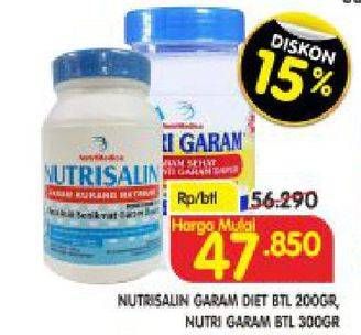 Promo Harga NUTRISALIN Garam Diet 200gr/NUTRI Garam 300gr  - Superindo