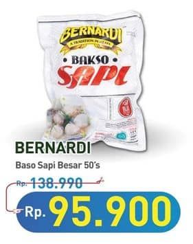 Promo Harga Bernardi Bakso Sapi Besar 50 pcs - Hypermart