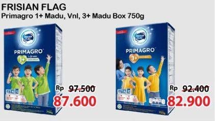 Promo Harga Frisian Flag Primagro 3+ Madu 750 gr - Alfamart