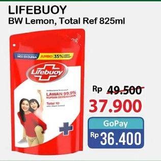 Promo Harga Lifebuoy Body Wash Lemon Fresh, Total 10 850 ml - Alfamart